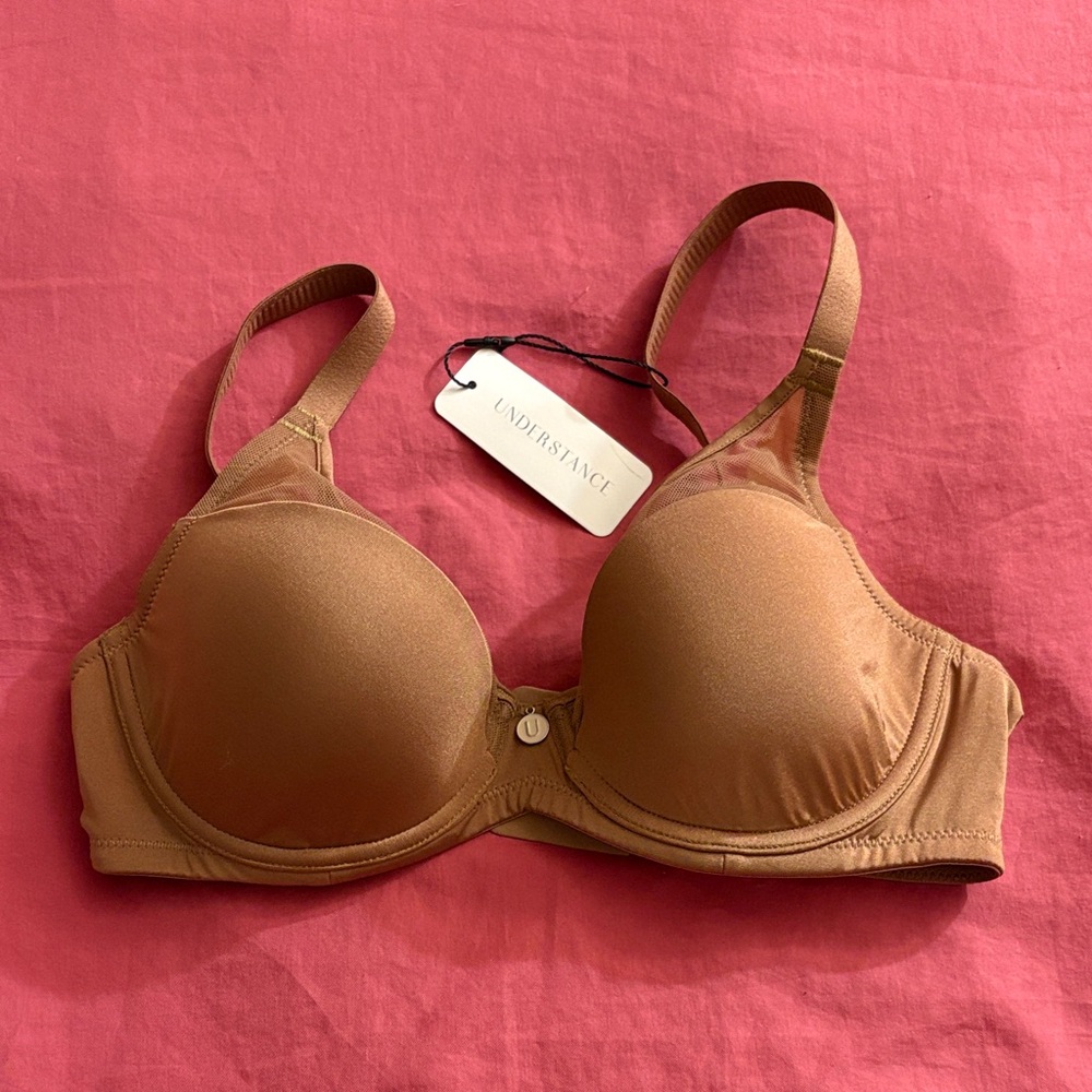 Understance mesh contour flexwire plunge bra
